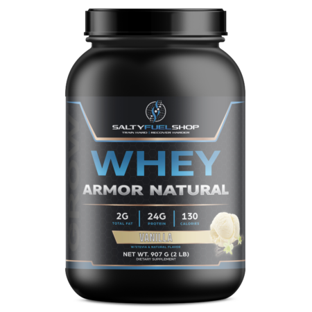 WHEY Armor Natural 2lb – Vanilla Stevia