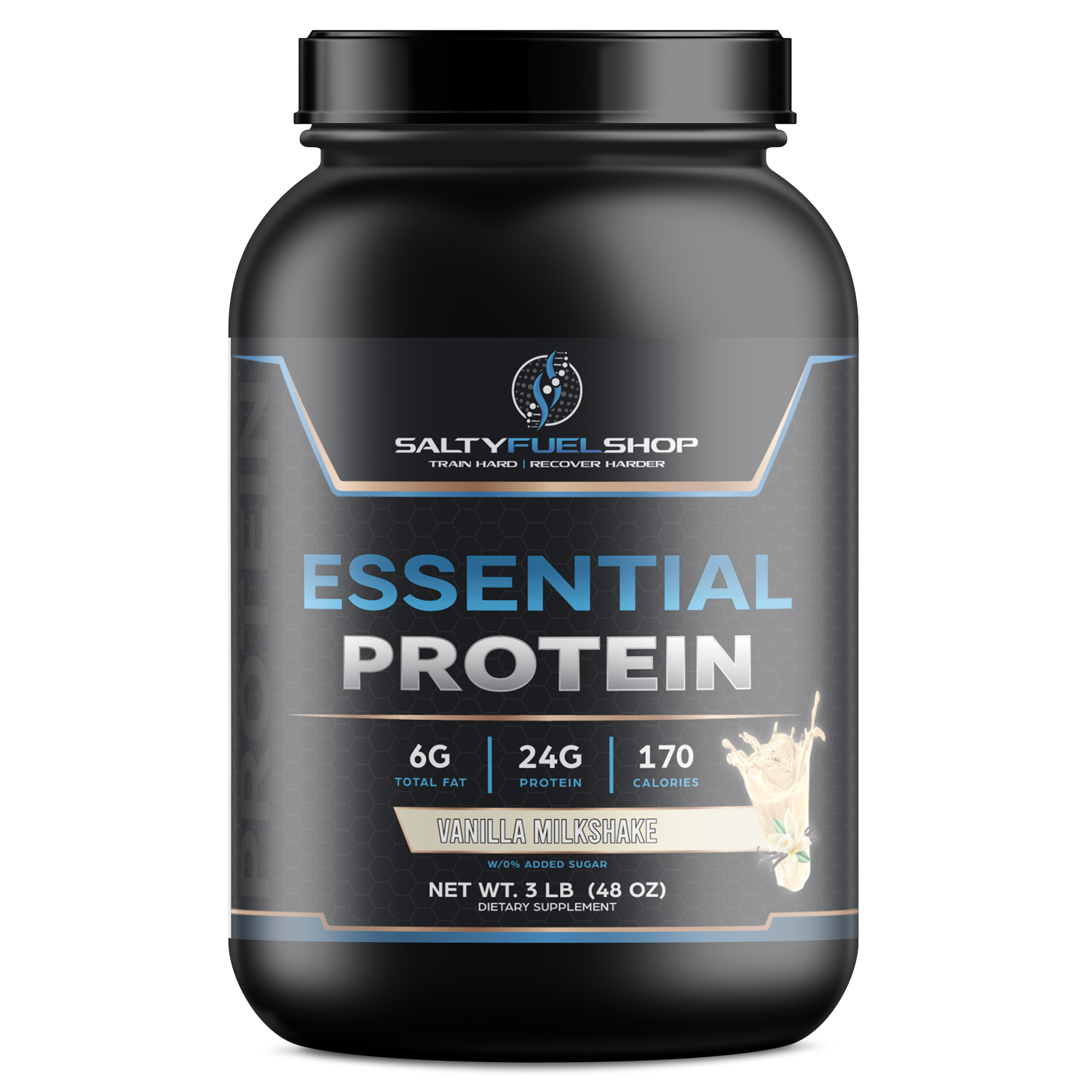 2.9lb Essential Meal Replacement Protein Vanilla Milkshake w/0% Added Sugar