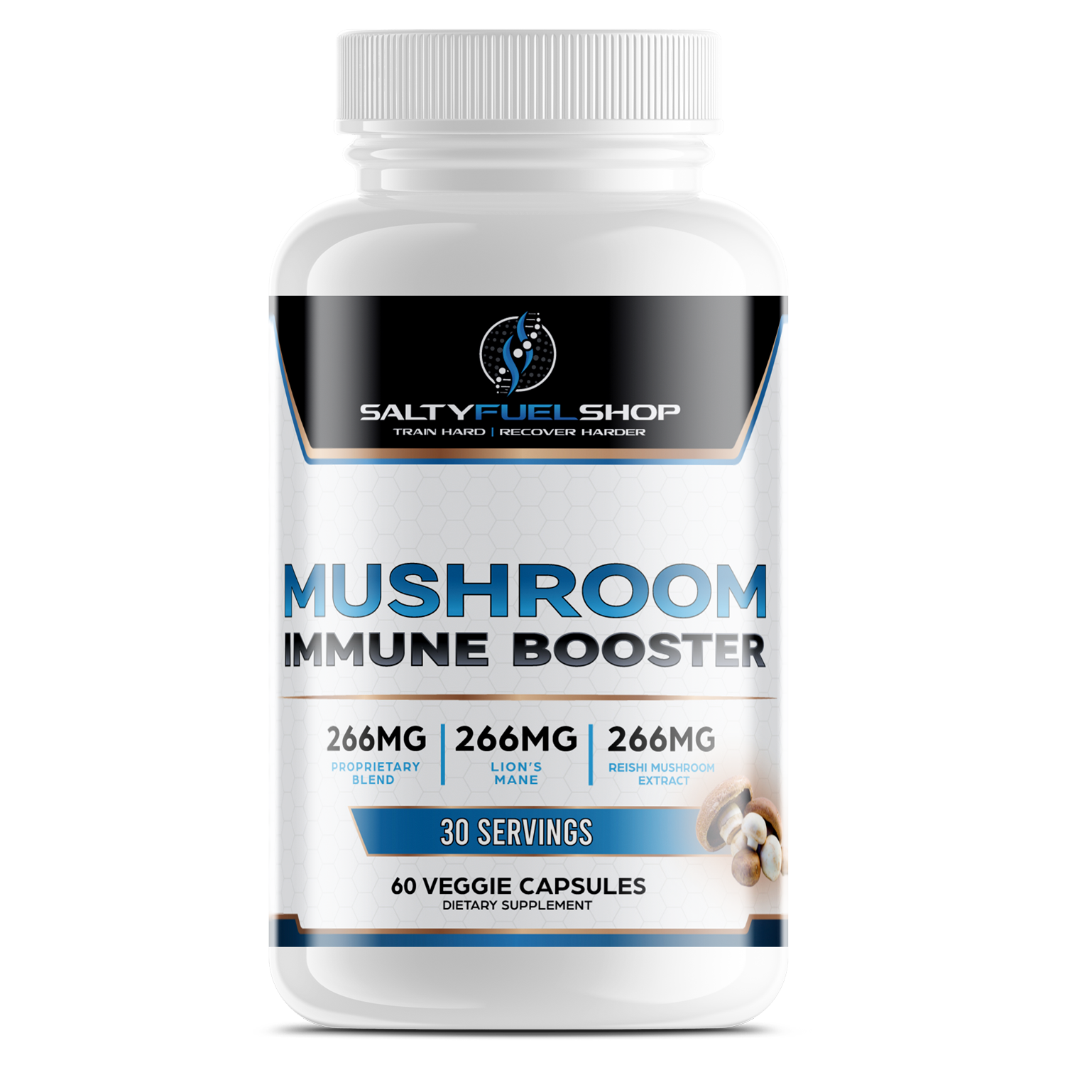 SHROOM — Mushroom Immune Booster Chaga, Cordyceps, Reishi and Lion’s Mane.