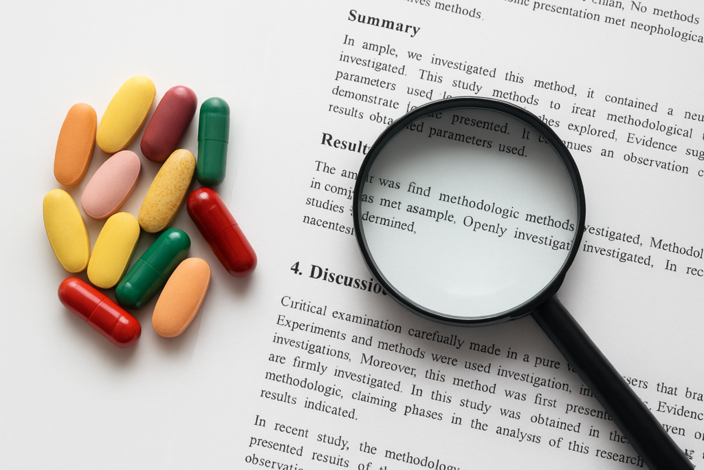 Multivitamins research necessity study