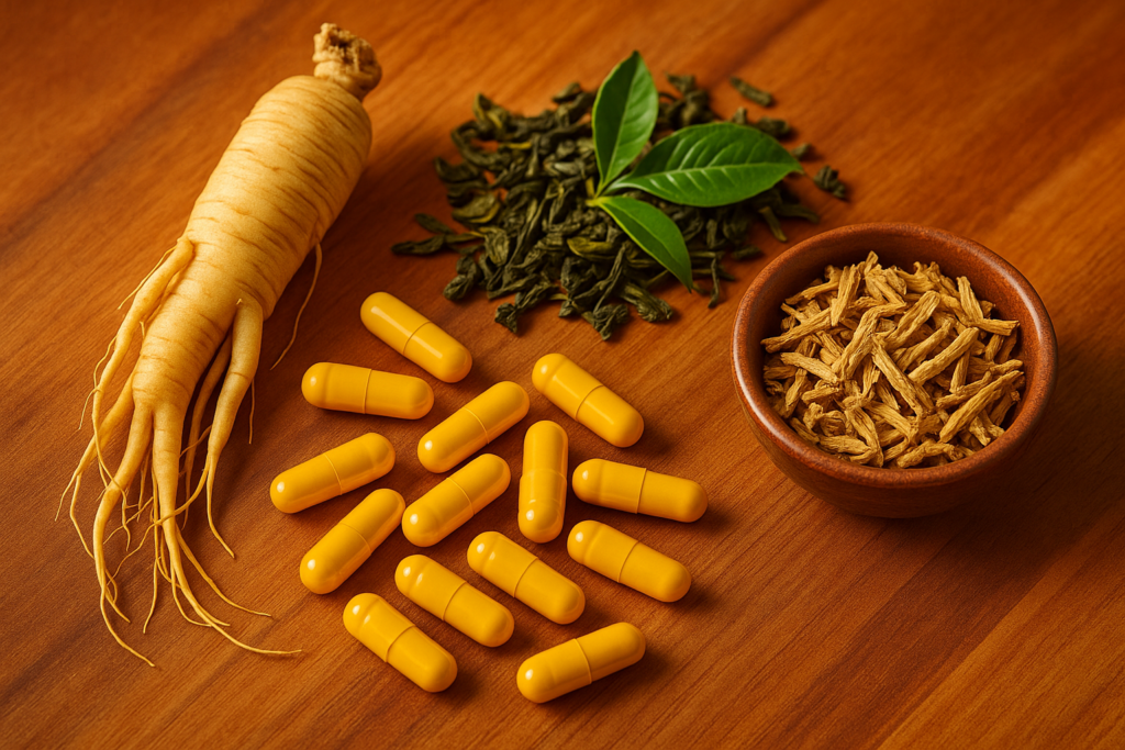 Natural supplements for energy and reducing fatigue