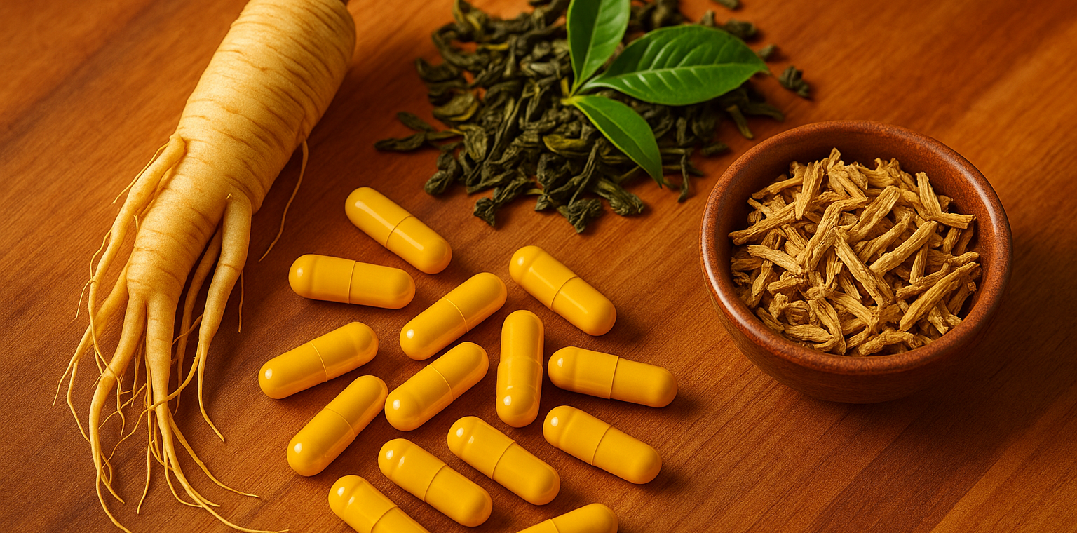 Natural supplements for energy and reducing fatigue
