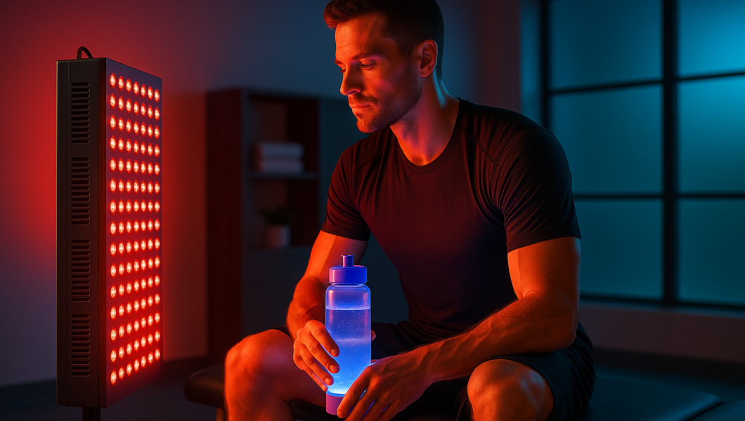 Hydrogen water red light therapy athlete performance recovery