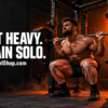 Best power rack demonstrated by a man performing heavy back squats