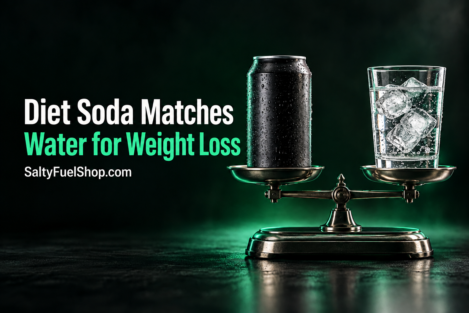 Diet drinks and water weighed equally for weight loss