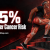 Older adult climbing stairs to highlight exercise cancer risk