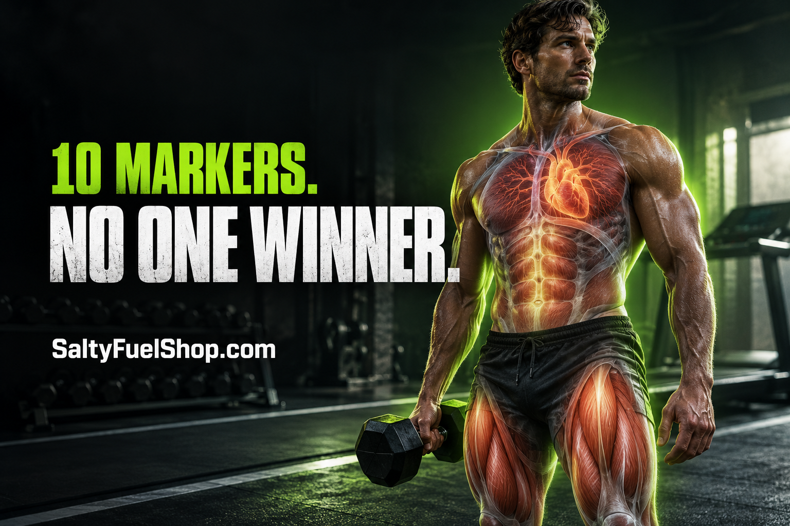Muscular man holding a dumbbell in a gym illustrating exercise rankings metabolic health
