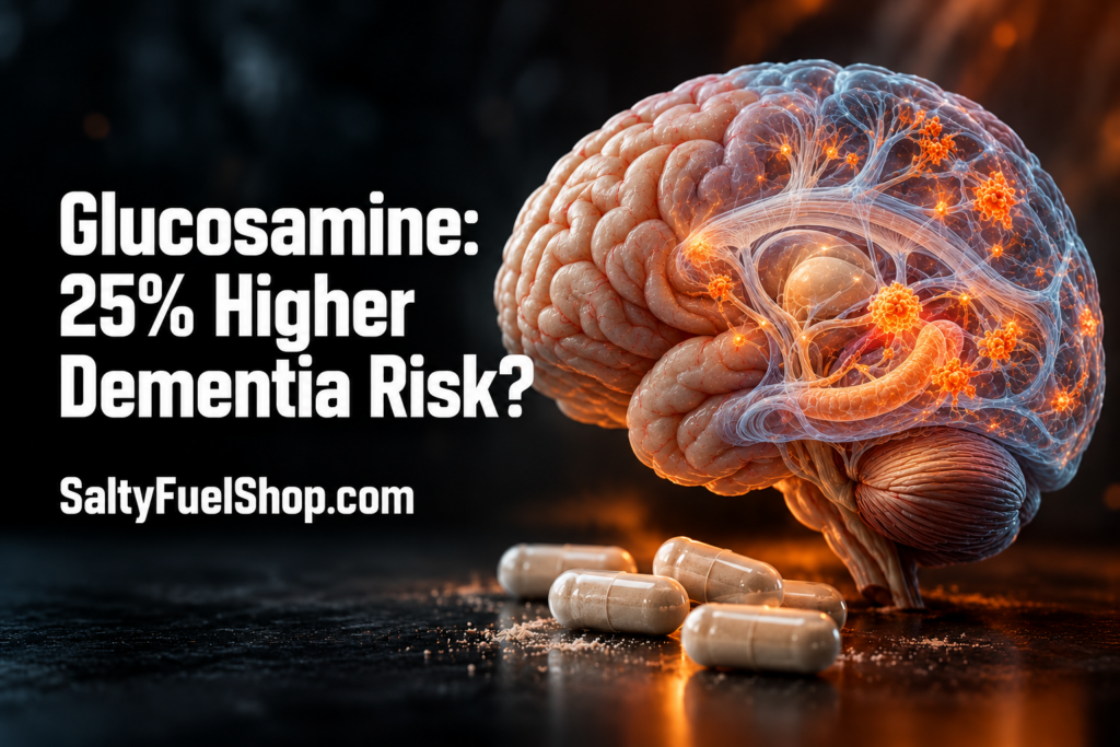 Glucosamine Alzheimer’s progression linked to glowing brain and capsules