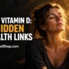 Low vitamin d concerns illustrated as a woman seeking sunlight relief
