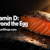 Seared salmon fillet as a top vitamin D foods choice