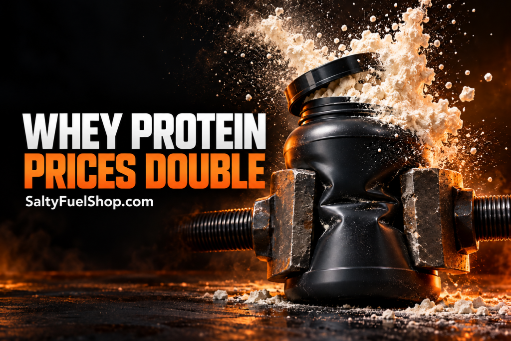 Whey protein prices rising as powder spills from strained container